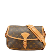 ルイ ヴィトン モノグラム ソローニュ 斜め掛け ショルダーバッグ M42250 ブラウン PVC レザー レディース LOUIS VUITTON 【中古】